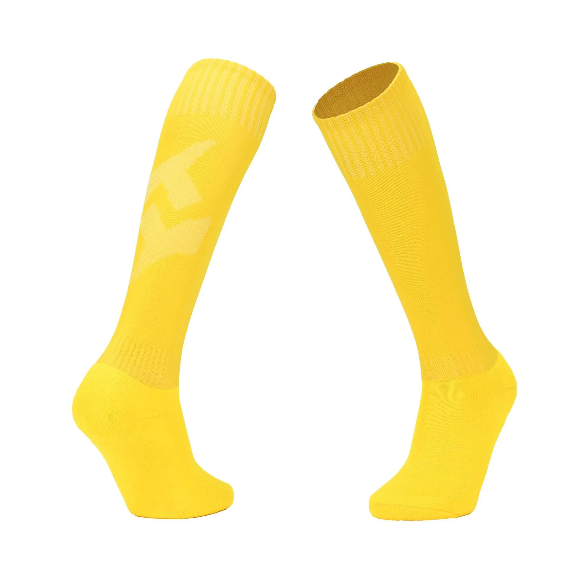 Factory direct sales solid color professional training sweat absorbing stockings for adults non-slip towel bottom soccer socks o 7