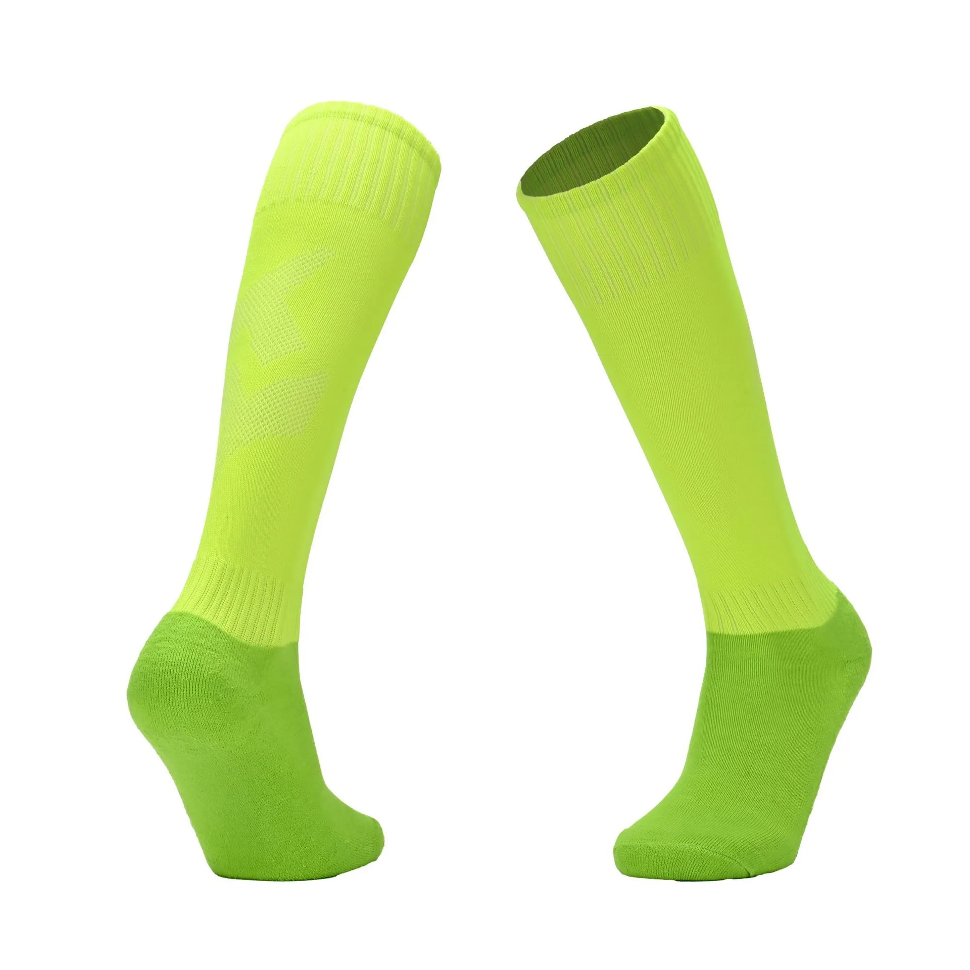 Factory direct sales solid color professional training sweat absorbing stockings for adults non-slip towel bottom soccer socks o 4