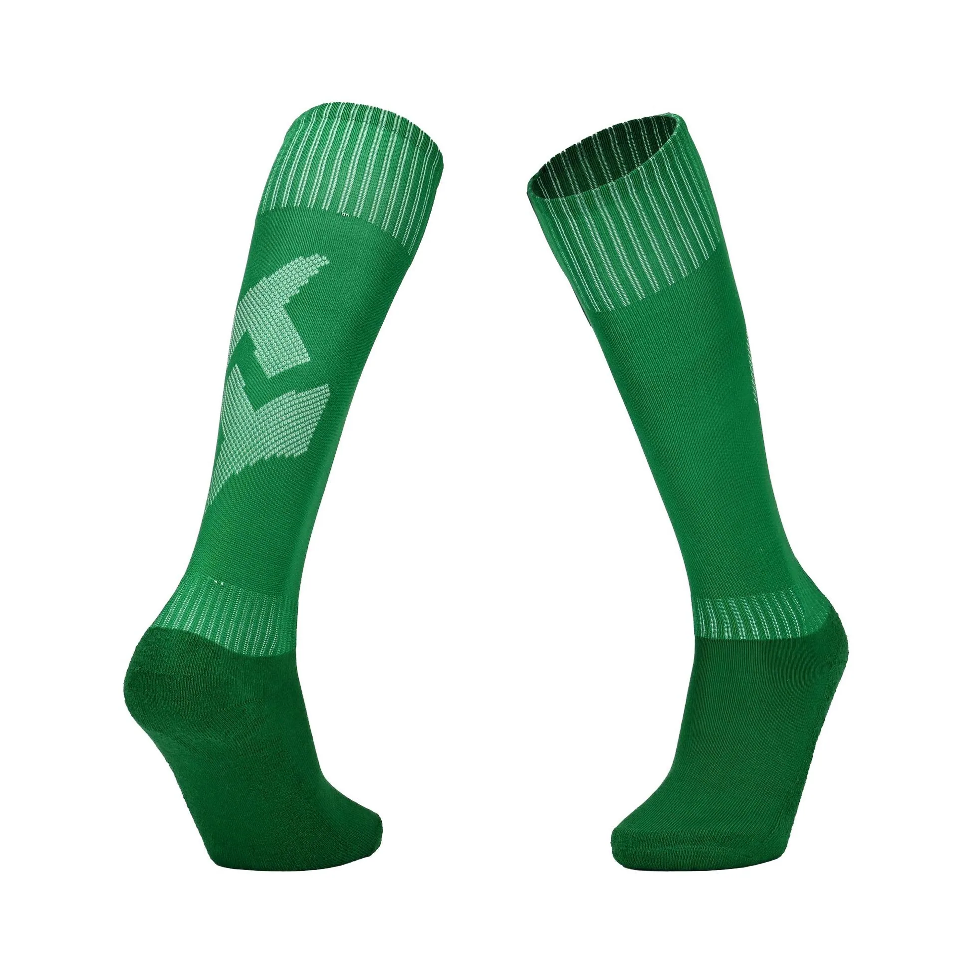 Factory direct sales solid color professional training sweat absorbing stockings for adults non-slip towel bottom soccer socks o 10