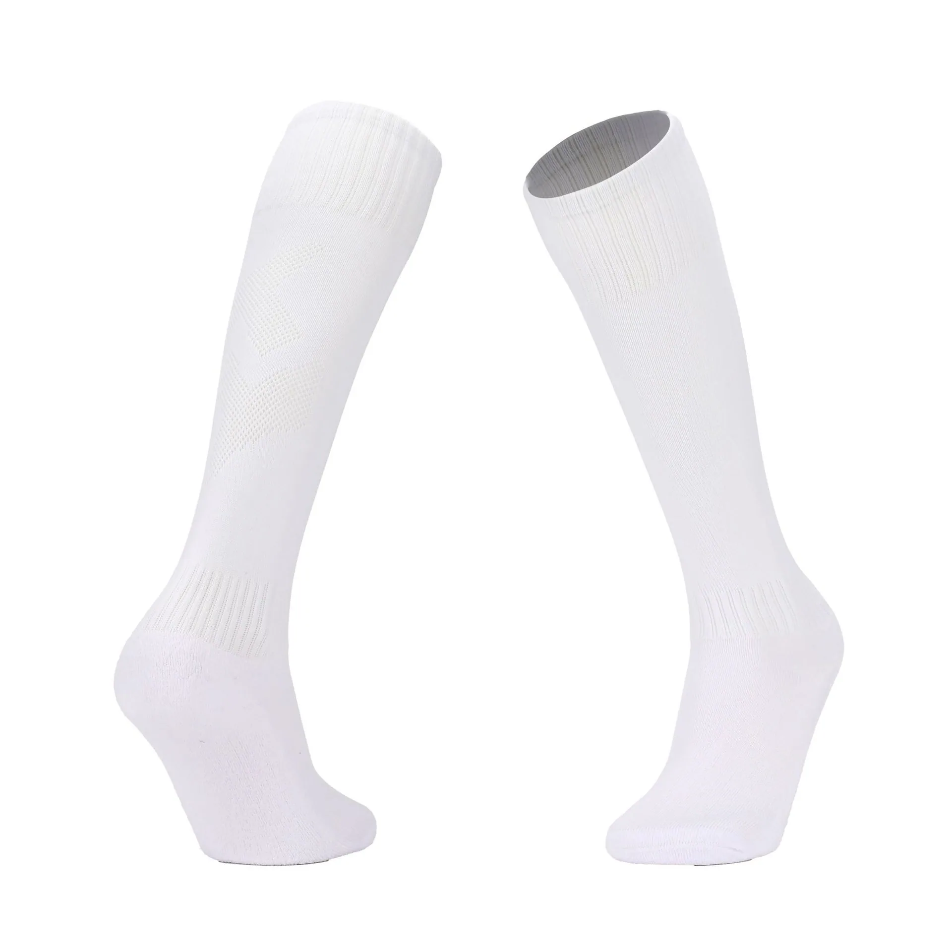 Factory direct sales solid color professional training sweat absorbing stockings for adults non-slip towel bottom soccer socks o