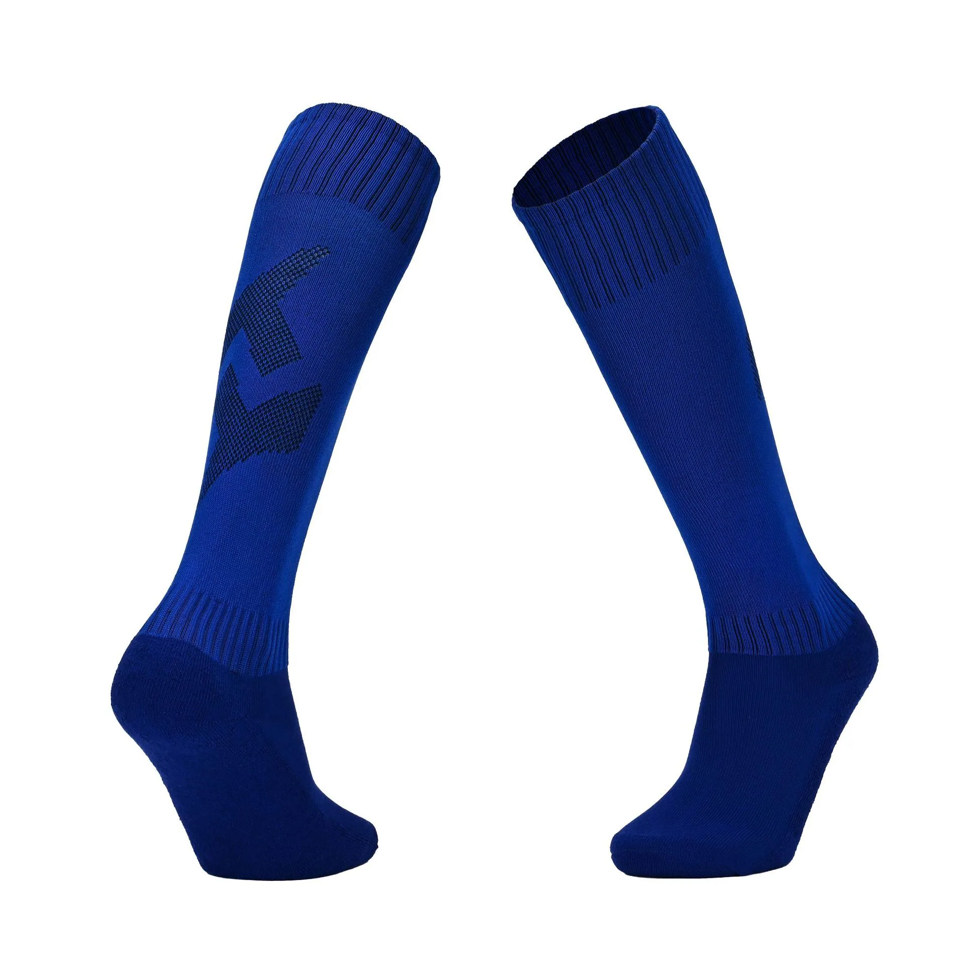 Factory direct sales solid color professional training sweat absorbing stockings for adults non-slip towel bottom soccer socks o 5