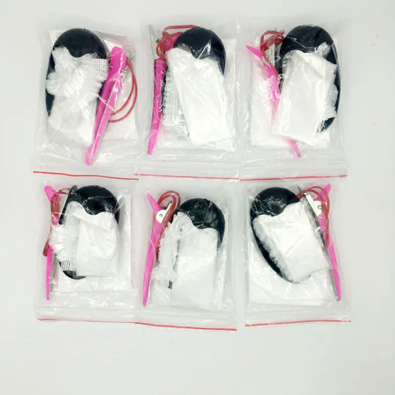 Hair dyeing tools, six-piece hairdressing set, hair dyeing shawl, disposable hat, gloves, baking oil, DIY barbershop supplies 4