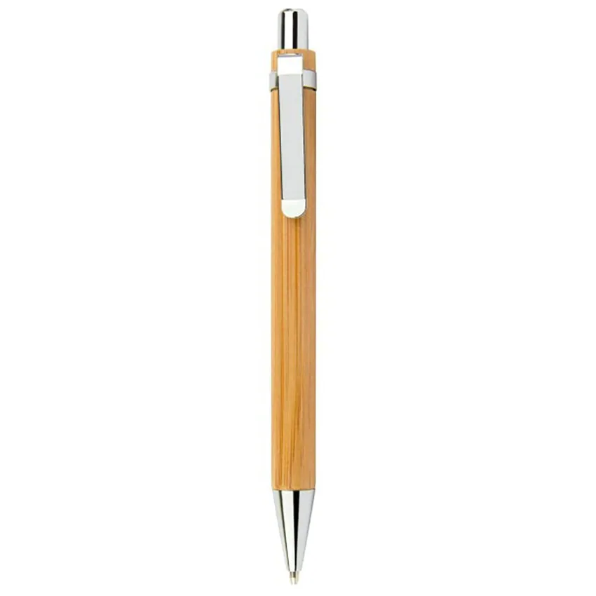 Supply bamboo ballpoint pen bamboo tube pen wholesale printable bamboo wood office laser laser bamboo pole advertising pen 2