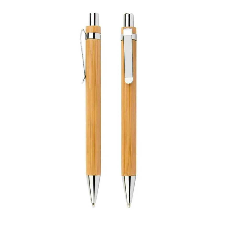 Supply bamboo ballpoint pen bamboo tube pen wholesale printable bamboo wood office laser laser bamboo pole advertising pen 7