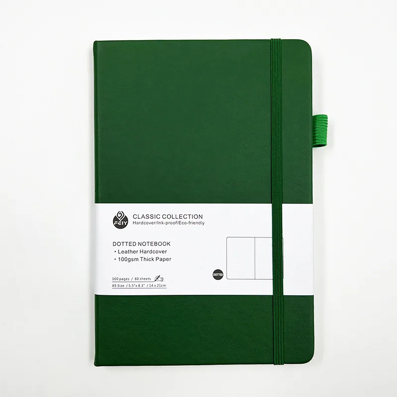 Dot printing notebook Amazon A5 strap business office notebook high-value student notebook notebook in stock 3