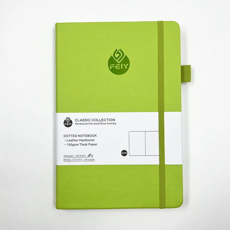 Dot printing notebook Amazon A5 strap business office notebook high-value student notebook notebook in stock 12