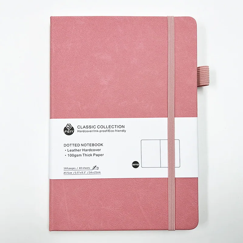 Dot printing notebook Amazon A5 strap business office notebook high-value student notebook notebook in stock 5