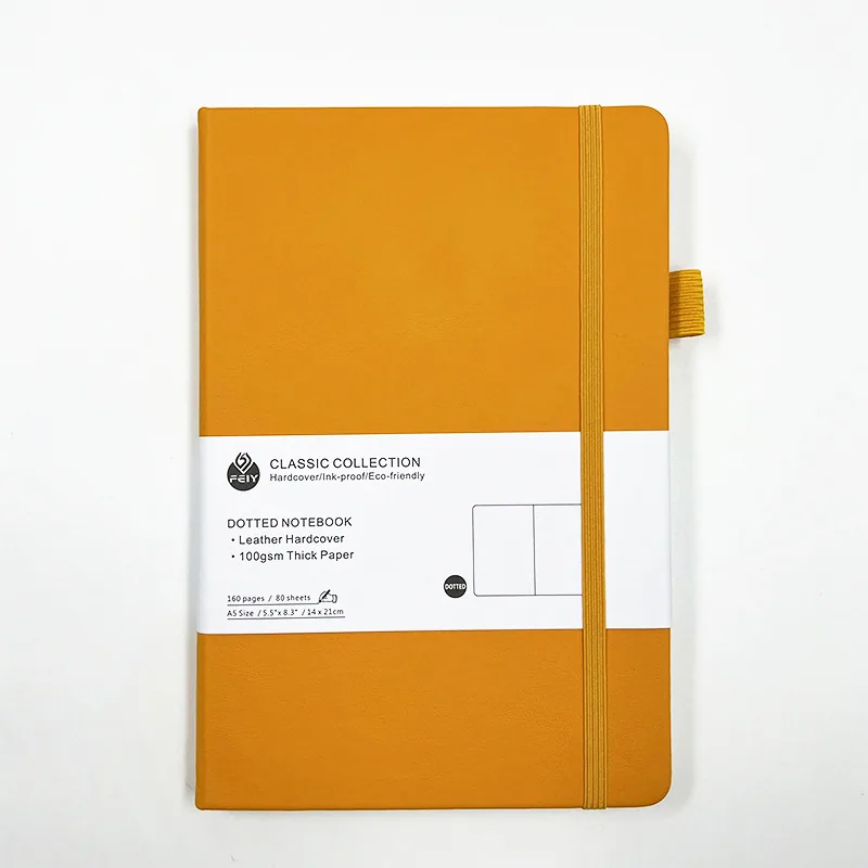 Dot printing notebook Amazon A5 strap business office notebook high-value student notebook notebook in stock 4