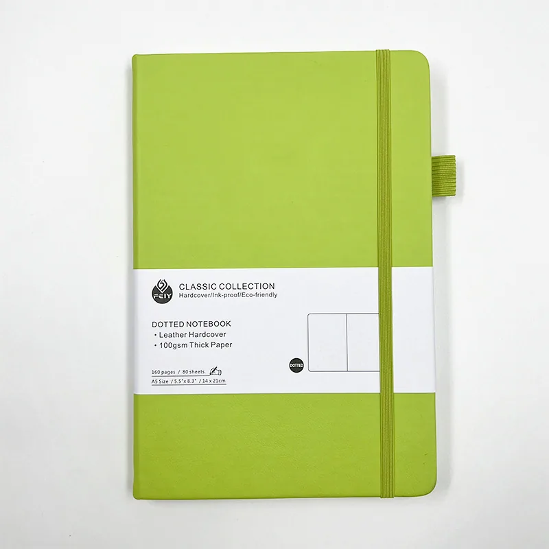 Dot printing notebook Amazon A5 strap business office notebook high-value student notebook notebook in stock 2