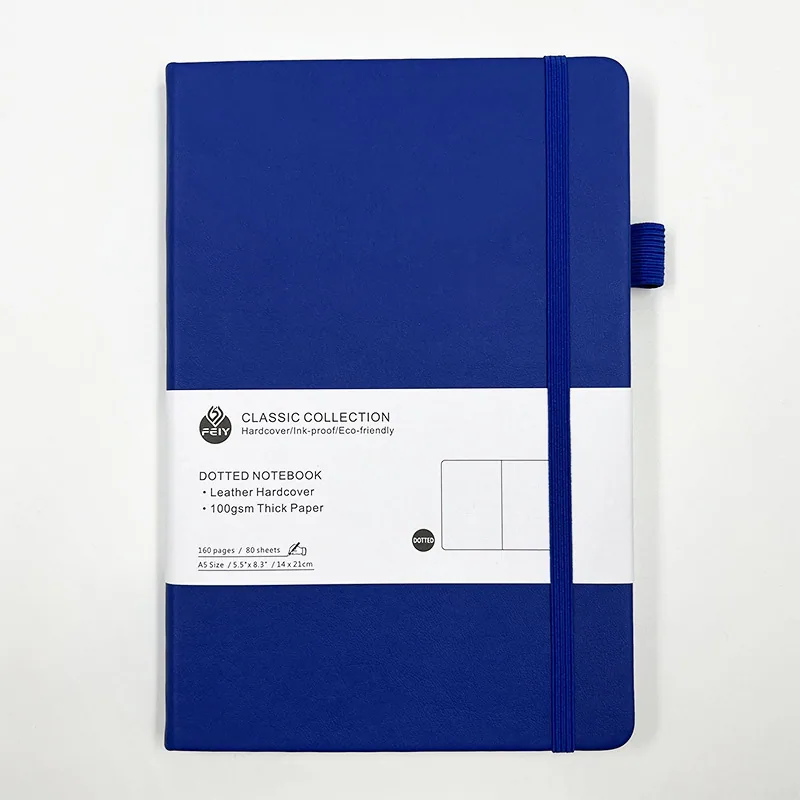 Dot printing notebook Amazon A5 strap business office notebook high-value student notebook notebook in stock 7
