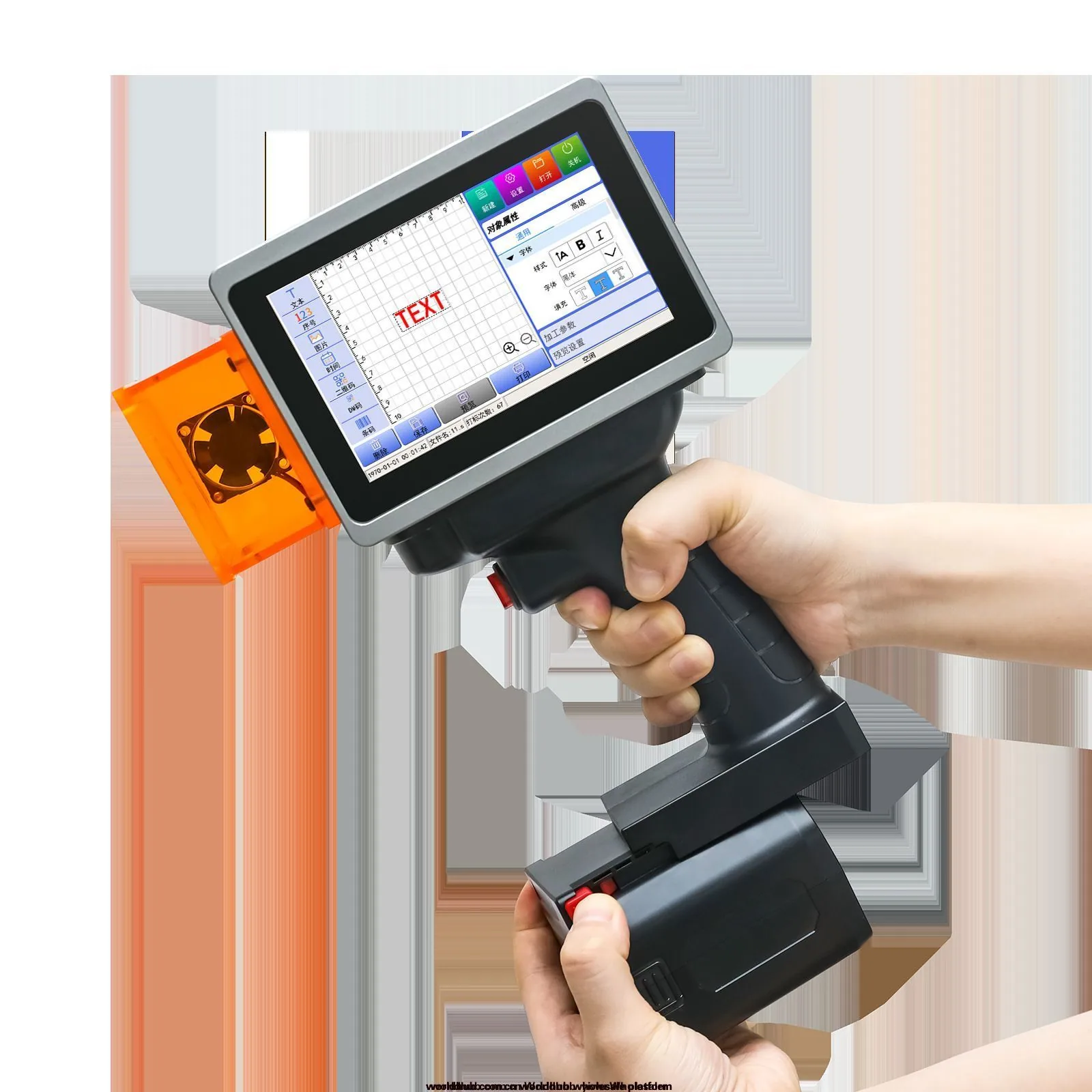 Yaomatec L4 Handheld Laser Machine Laser Marking Machine Carton Plastic Leather Engraving Semiconductor Laser Coding 4