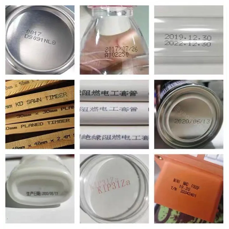 Yaomatec Small Mini Handheld Can Concave and Convex Packaging Bags Production Date Printer Printer 5
