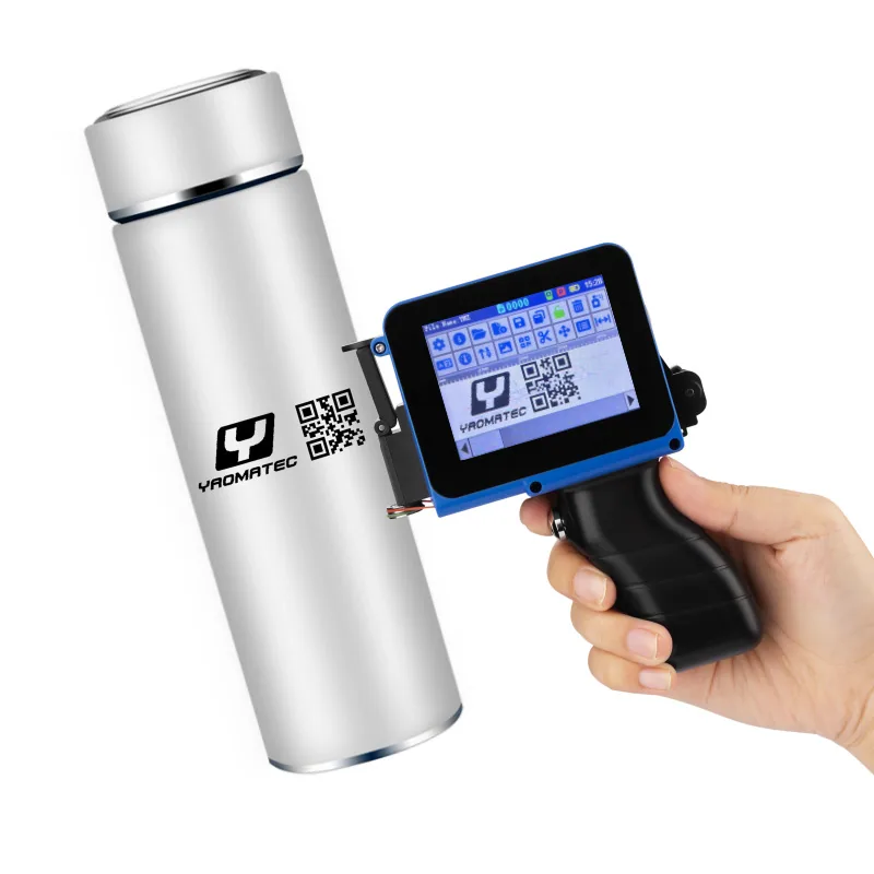 Yaomatec Small Mini Handheld Can Concave and Convex Packaging Bags Production Date Printer Printer 3