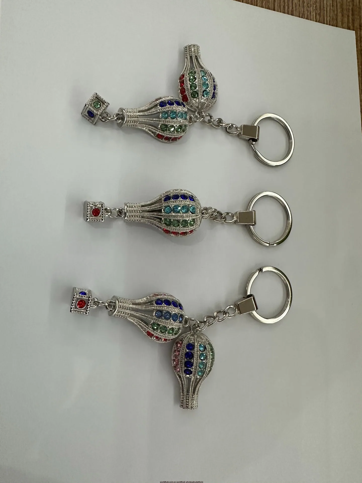 Drill hot air balloon custom keychain souvenirs for the Turkish market 12