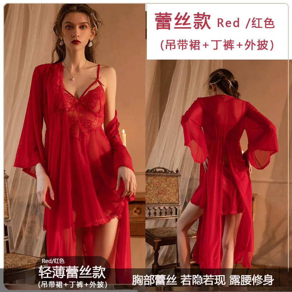 Harness Dessous Verführung Straps sexy Nachthemd Plus Size sexy Dessous Kleid Außenhandel Pyjamas 12
