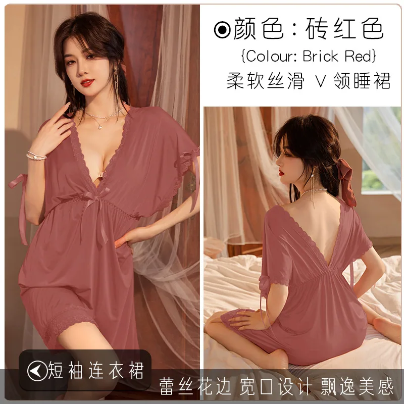 Pajamas, sex, sex, fun, plus size, temptation, pure desire, dress, flirting, women's clothing, cross-border wholesale, night con 8