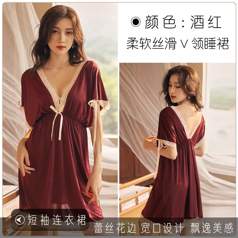 Pajamas, sex, sex, fun, plus size, temptation, pure desire, dress, flirting, women's clothing, cross-border wholesale, night con 10