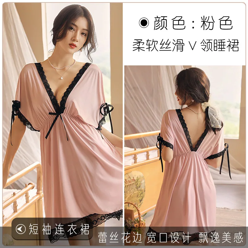 Pajamas, sex, sex, fun, plus size, temptation, pure desire, dress, flirting, women's clothing, cross-border wholesale, night con 4