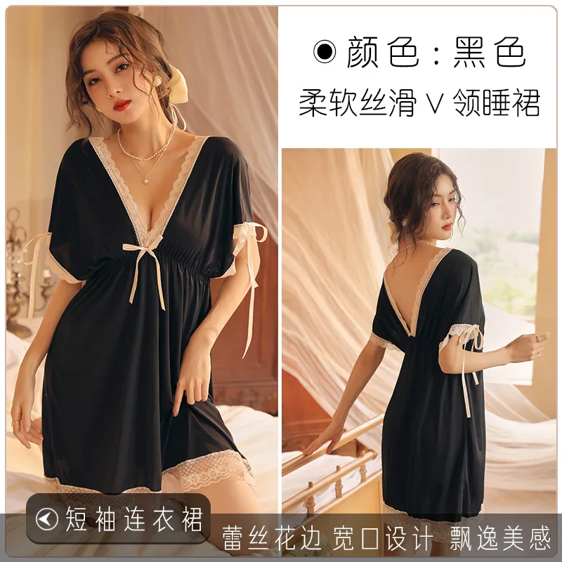 Pajamas, sex, sex, fun, plus size, temptation, pure desire, dress, flirting, women's clothing, cross-border wholesale, night con