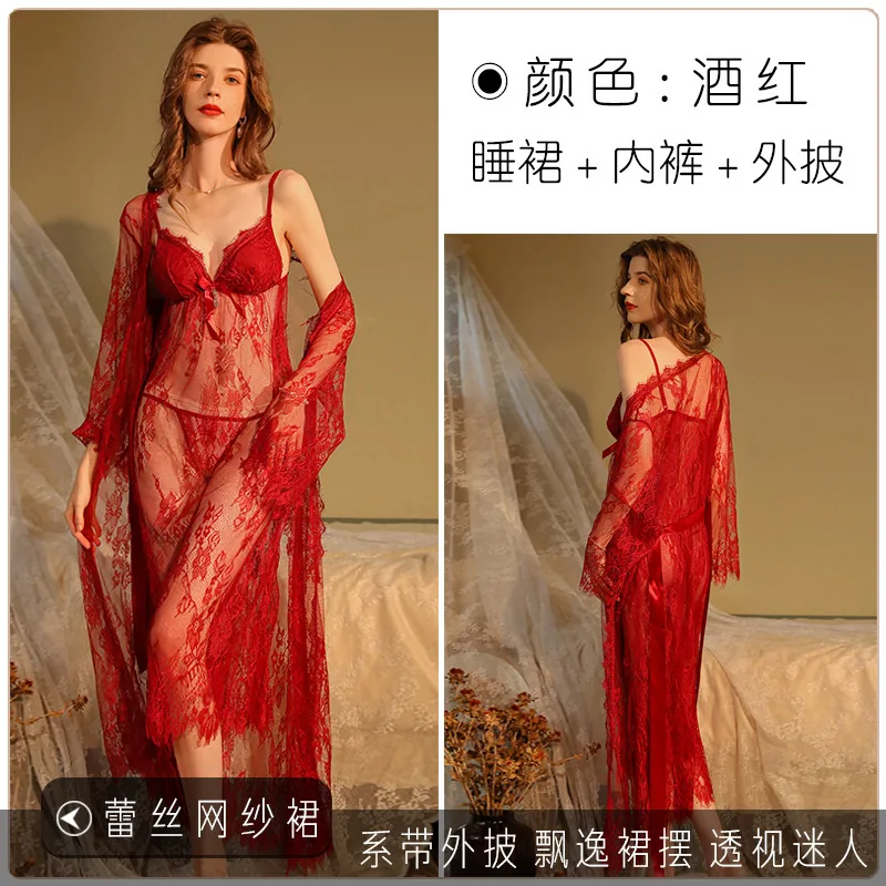 لباس زیر زنانه توری اغوا کننده لباس زیر زنانه لباس شب عمده فروشی بند زنانه لباس سایز بزرگ 2