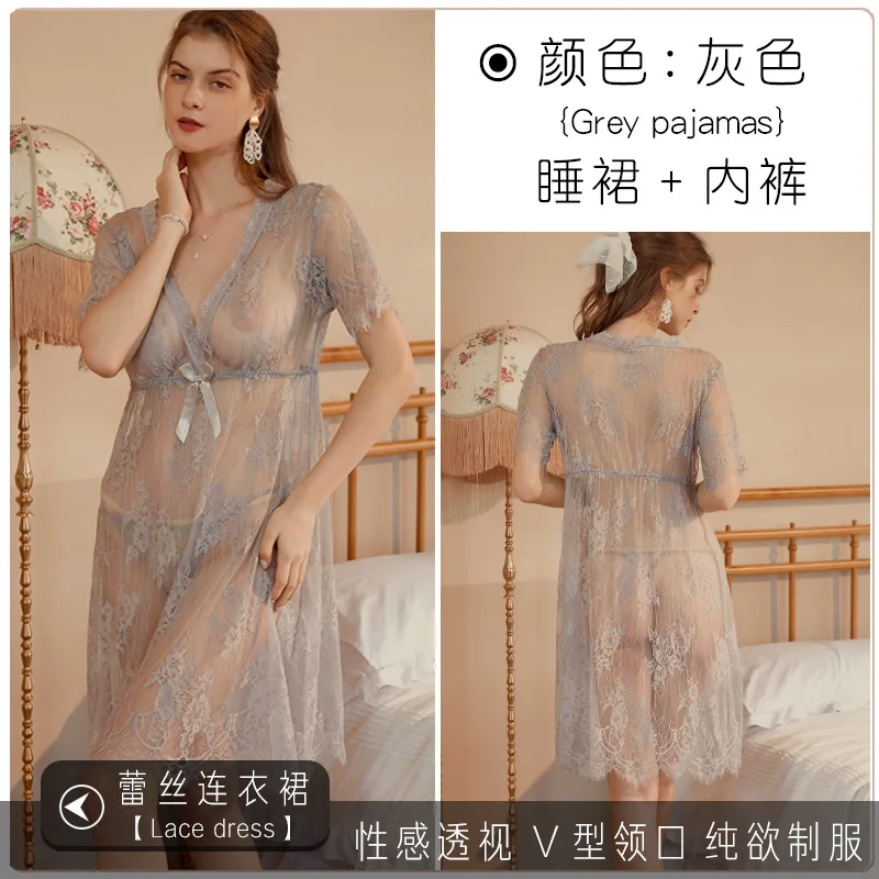 Adult clothes erotic temptation lingerienuity uniform pajamas maid clothes loungewear feminine nightdresses 5