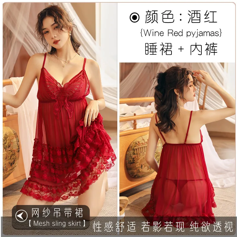 Gợi Tình Gợi Cảm Treo Hot Girl Quần Lót Tinh Khiết Ham Muốn Phong Cách Nữ Tính Phù Hợp Với Quyến Rũ Châu Âu Và Mỹ Áo Lót Nhìn Xuyên Ra 4