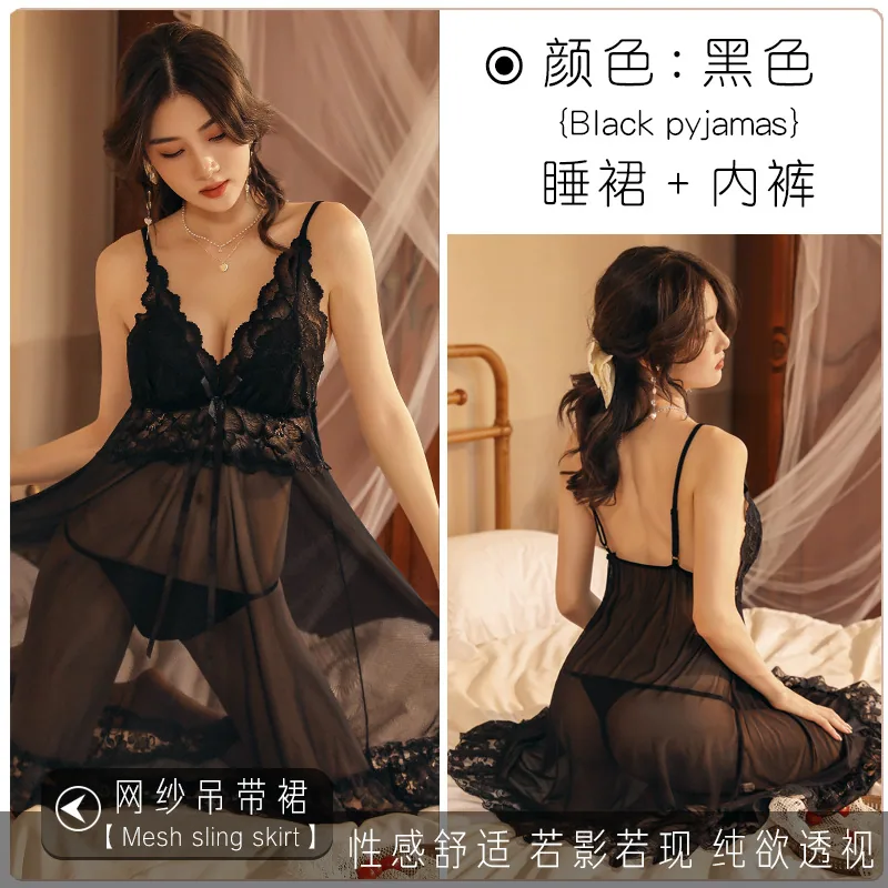 erotic plus size glamorous lingerie passionate pajamas mood uniforms euro american pajamas sexy thong flirty dresses 2