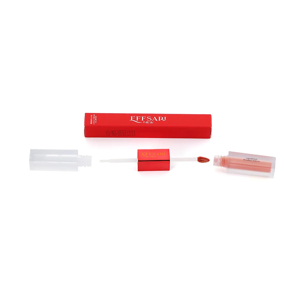 EFFSARI small square tube size comparison, compact portable matte air lip stain long-lasting moisturizing lipstick dimensions