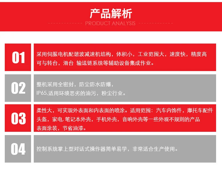 Six degrees of freedom industrial spraying robot supply Bronte injection molding manipulator robotic arm multi-joint robot 3