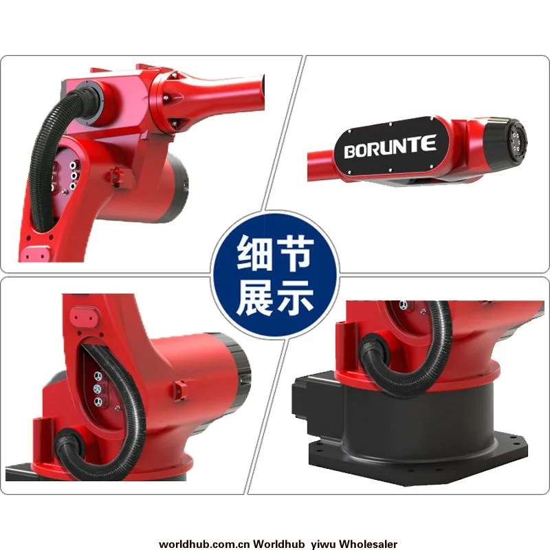 Bronte Industrial Robot Six-Axis Handling Palletizing Robotic Arm Manipulator Load 10KG Arm Reach 1.5 meters in stock 20