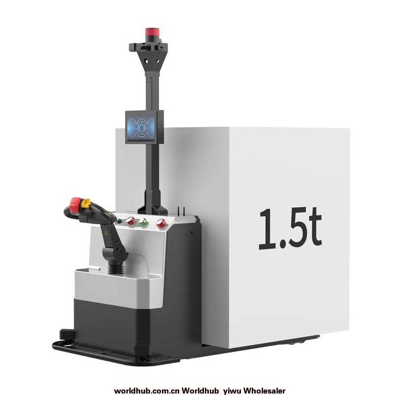 Ruiman intelligent forklift handling truck electric forklift automatic push pull lifting hydraulic trailer pallet truck 1. 5