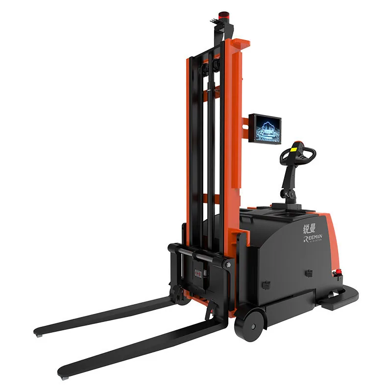 Ruiman unbemannter Stapler, Elektrostapler, 600 kg, intelligenter kleiner Aufsitzstapler, fünfrädriger Elektrostapler 2