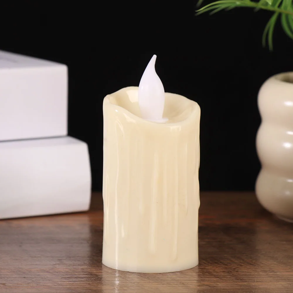 Holiday Wedding Candle Light Flame Head LED Electronic Candle Light Romantic Event Supplies Simulation Candle Light Ornament 2