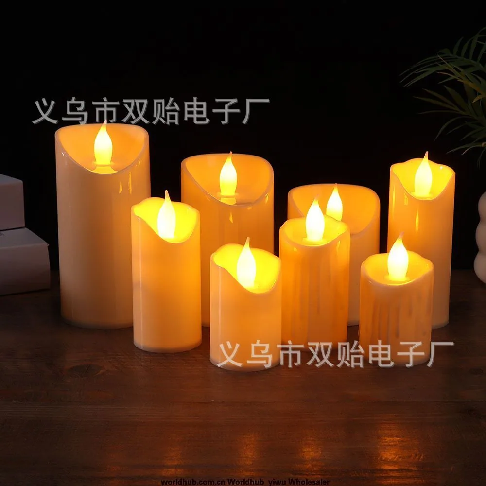 Holiday Wedding Candle Light Flame Head LED Electronic Candle Light Romantic Event Supplies Simulation Candle Light Ornament