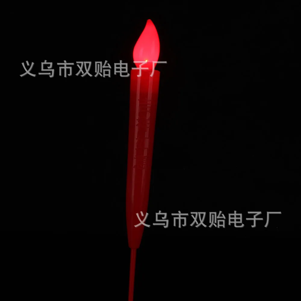 Electronic candles, smokeless flame retardant, red candles, windproof electronic candles, no open flame, simulated worship of go 13