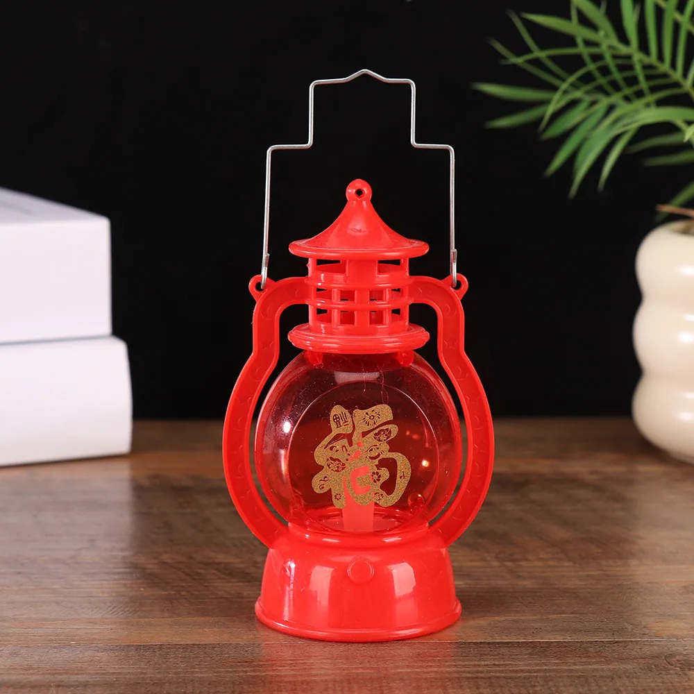 Christmas pony lantern night light portable small oil lamp kindergarten children's New Year gift window pendant 2