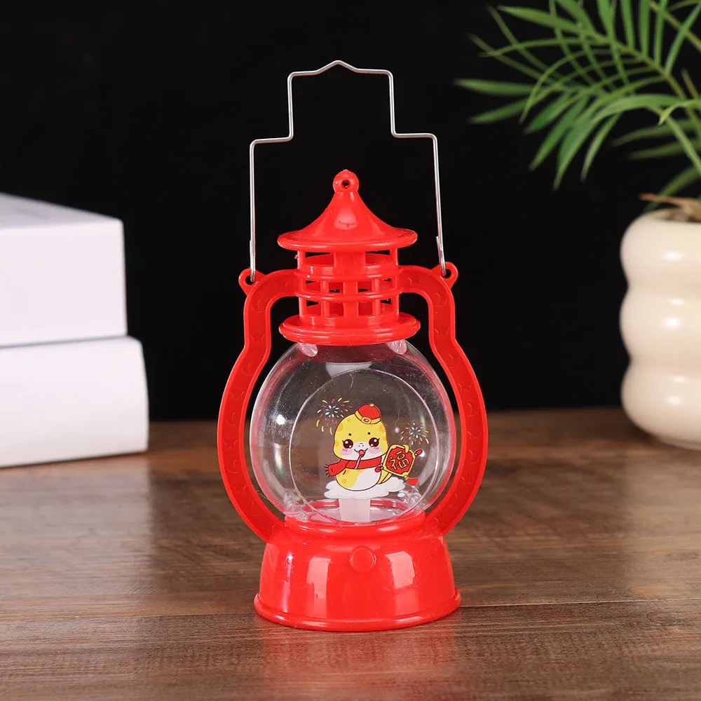 Christmas pony lantern night light portable small oil lamp kindergarten children's New Year gift window pendant