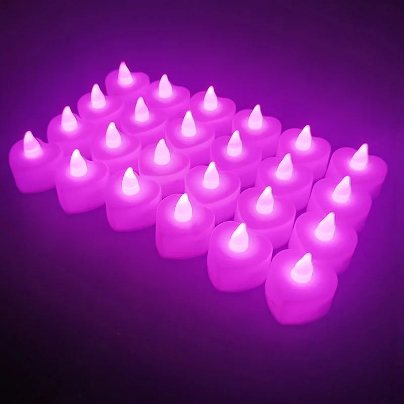 Creative Wedding LED Electronic Candle Lights Wedding Venue Decoration Props Birthday Candle Simulated Plastic Candle Lights 14