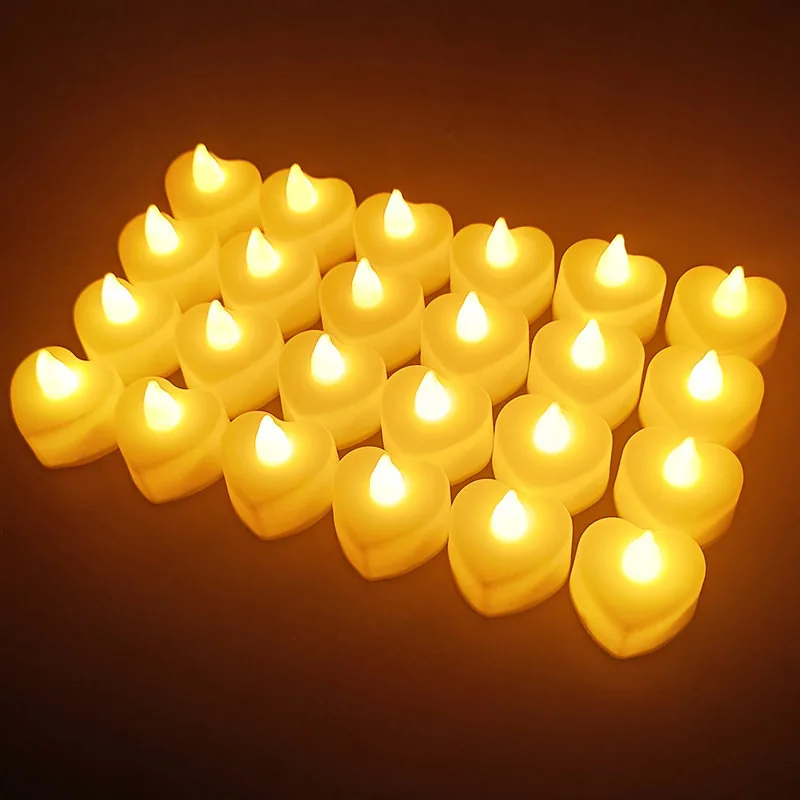 Creative Wedding LED Electronic Candle Lights Wedding Venue Decoration Props Birthday Candle Simulated Plastic Candle Lights 13
