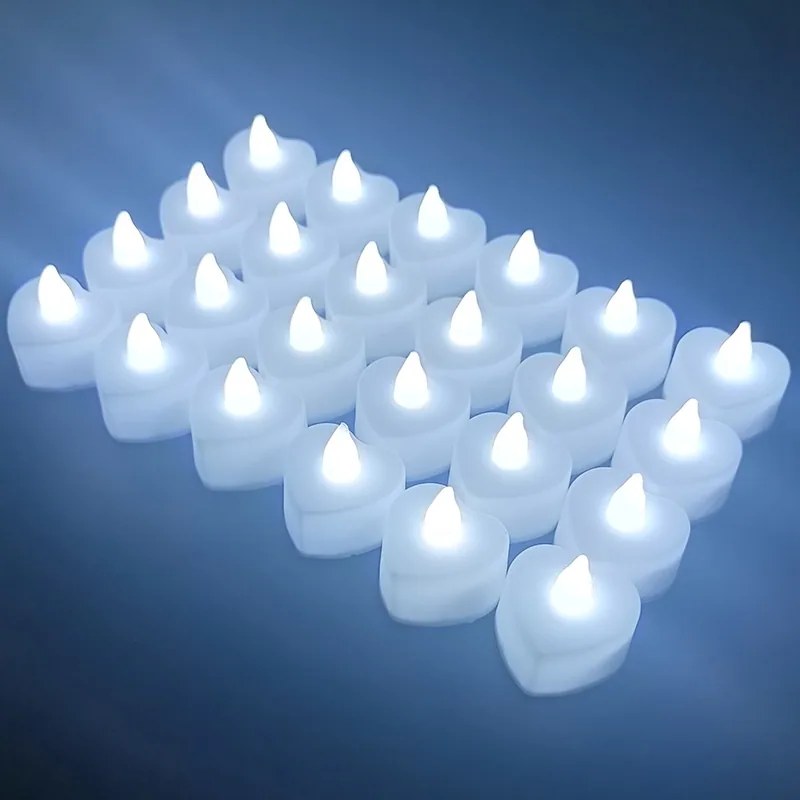 Creative Wedding LED Electronic Candle Lights Wedding Venue Decoration Props Birthday Candle Simulated Plastic Candle Lights 18