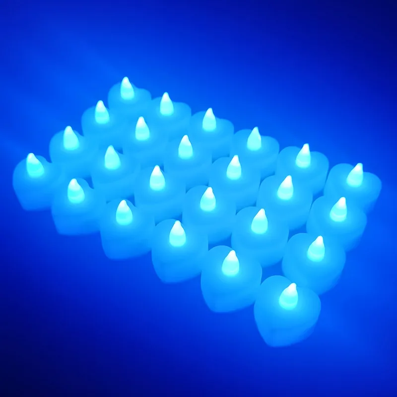 Creative Wedding LED Electronic Candle Lights Wedding Venue Decoration Props Birthday Candle Simulated Plastic Candle Lights 15