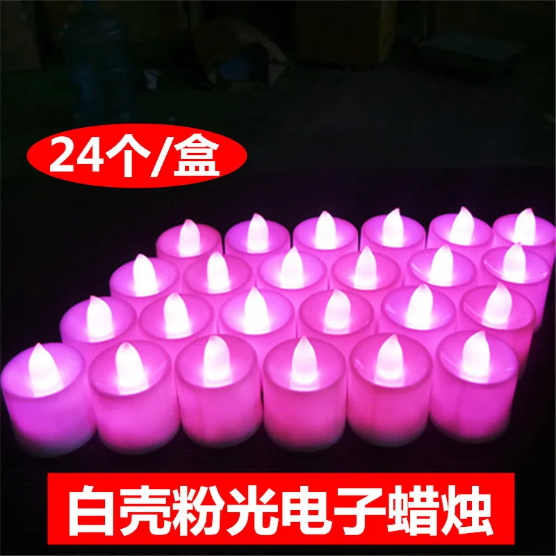 Creative Wedding LED Electronic Candle Lights Wedding Venue Decoration Props Birthday Candle Simulated Plastic Candle Lights 10