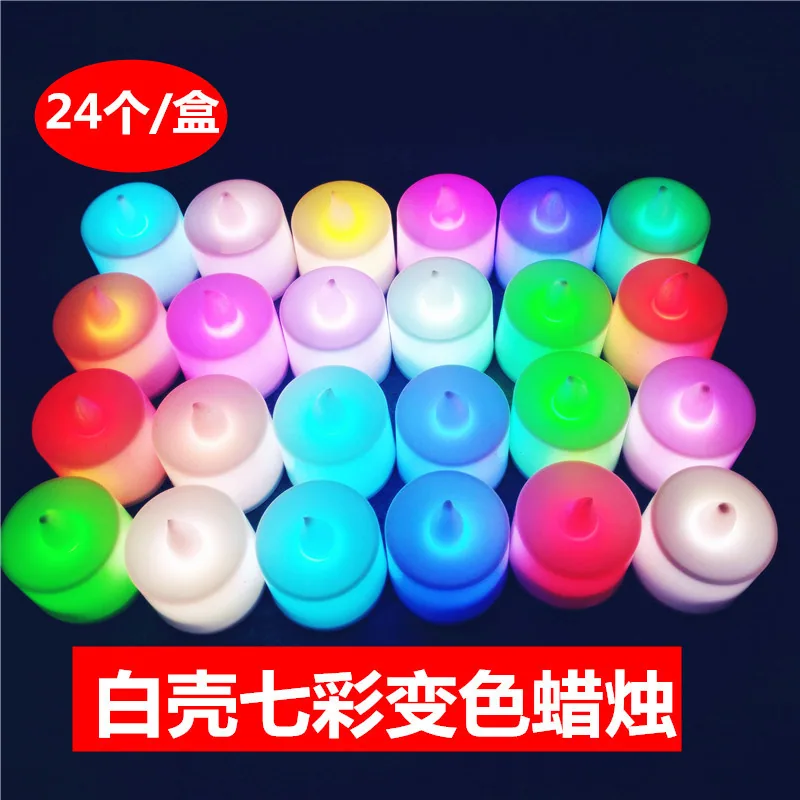Creative Wedding LED Electronic Candle Lights Wedding Venue Decoration Props Birthday Candle Simulated Plastic Candle Lights 4