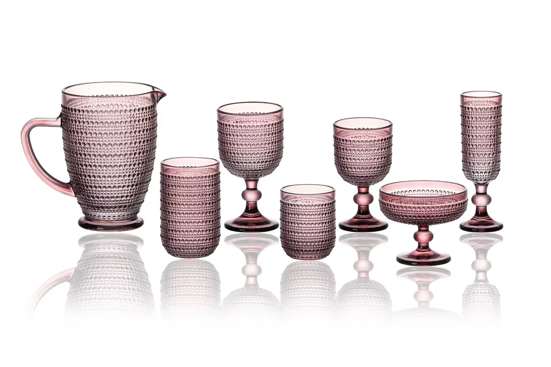 New household primary color raindrop glass water cup hotel mouthwash cup toothbrush cup juice glass beer glass red wine glass 4