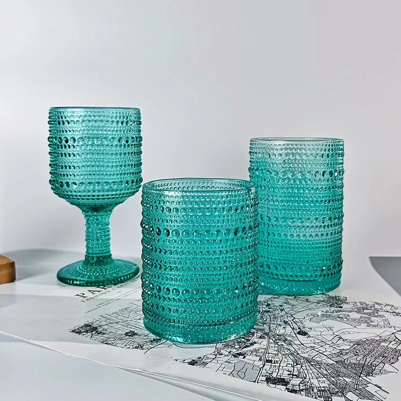 Wholesale Diamond Household Glass Water Cups Colorful Thickened Juice Cups Hotel Hotel Mouthwash Cups Couple Toothbrush Cups 26
