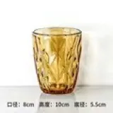 Wholesale Diamond Household Glass Water Cups Colorful Thickened Juice Cups Hotel Hotel Mouthwash Cups Couple Toothbrush Cups 7