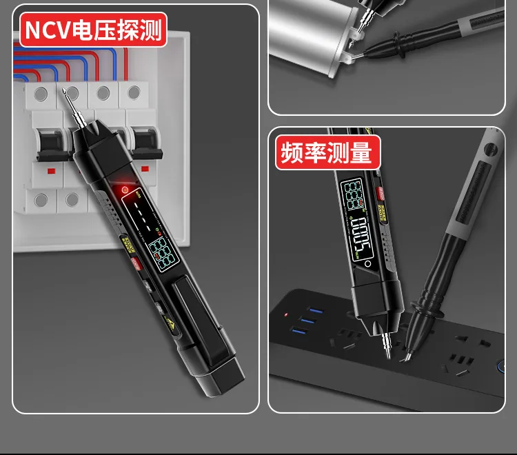 Chenzhou Island Voltage Measurement Multi-function Wire Breaking Measurement Induction Pen Digital High-precision Electrician Pe 13