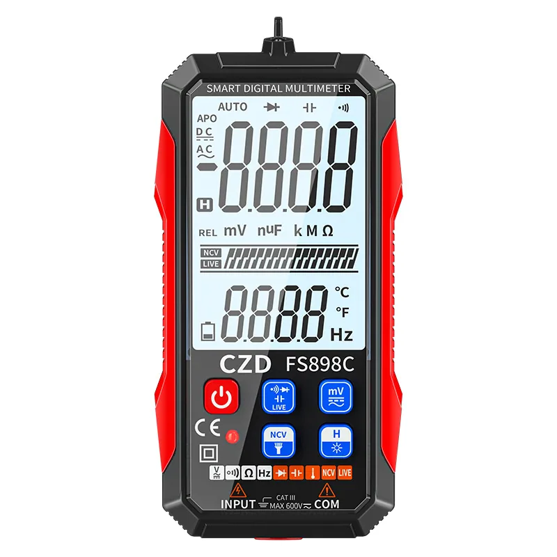 Source factory Chenzhou Island Electrician maintenance intelligent anti-burn multimeter high-precision digital display chargi
