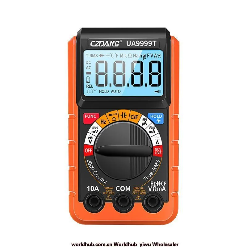 Voltmeter with temperature measurement multi-function multimeter digital high-precision maintenance automatic intelligent bur