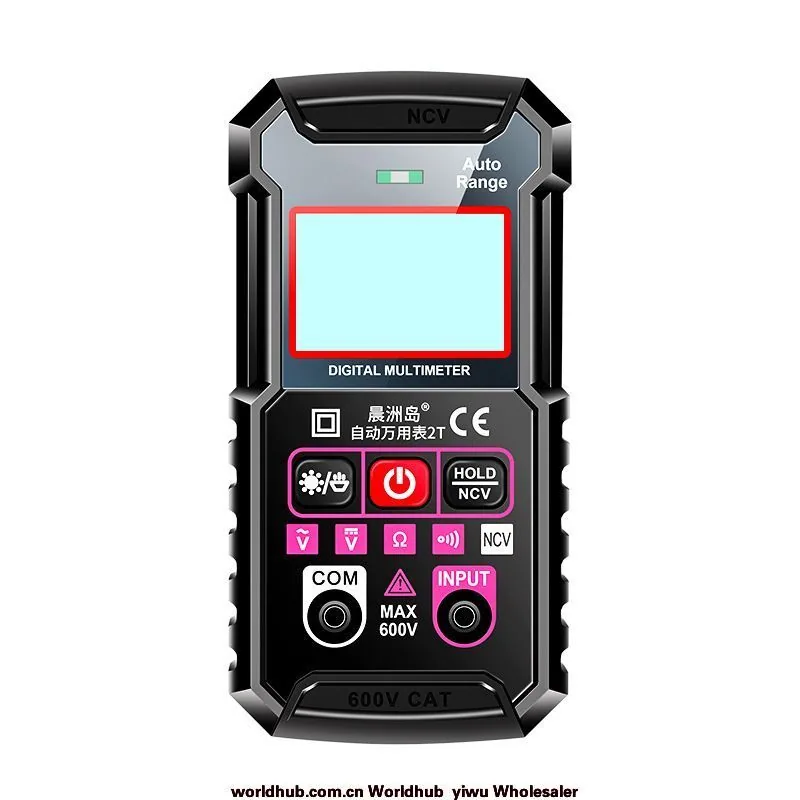 Cross-border special supply voltmeter, electrician's special high-precision multi-function multimeter, portable intelligent d
